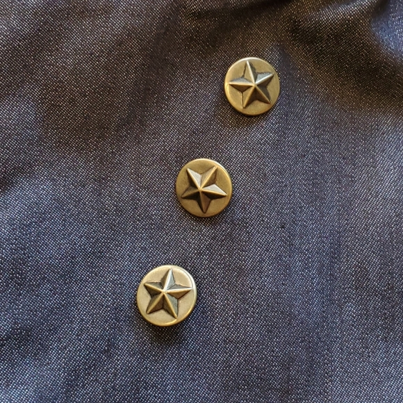 Midinette Firenze size M Denim Blazer with button detail - Picture 8 of 14